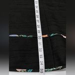 Kate Spade Black Cotton Tweed Floral Blossom Trim Fit & Flare Size 4 Photo 5