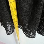 Black Lace Ruffle Hem‎ Dress, Coquette, Goth, Y2K, Romantic, Lolita, Medium Photo 5