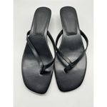 Madewell  Chiara Kitten Heel Thong Sandals Black Women’s Size 10 Photo 2