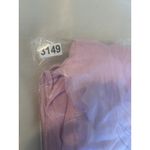 ZARA Women Tunic Top M Pink Linen Button Up Preppy Coastal Beachy Cottage Vacay Photo 14