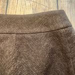Eileen Fisher  Herringbone Wool Blend Mini Skirt Italian Fabric Womens XS Pleated Photo 6