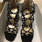 Badgley Mischka - Black strappy formal heels Photo 1