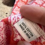 Roberta Roller Rabbit ROLLER RABIT Red‎ Patterned Cotton Tunic Top Size Medium Photo 5