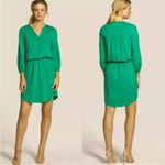 Lilly Pulitzer Green Beckett Drop Waist Long Sleeve Shirt Dress size M Photo 1