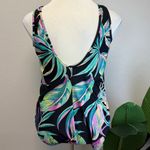 Torrid Tropical Wireless Mesh High Neck One Piece Swimsuit - Size 22/24 (3) Photo 3