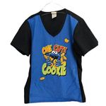 Sesame Street  women's M scrub top shirt cookie monster one cute cookie Photo 0
