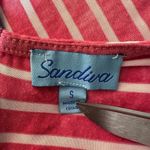 Sandiva Stripe Ombré Dress Size Small Orange Photo 2