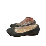 Easy Spirit  e360‎ Black Glitter Sparkle Round Toe Ballet Flats 8.5 Photo 4