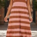 Marine layer  Emma Striped Tiered Maxi Dress Women's S Coastal Boho Cottagecore Photo 0