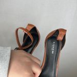 Coach Seabreeze Black Leather Chain Ankle Strap Flat Sandals Women Size 7 Photo 3