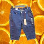 Levis 529 Capri Jeans Womens Size 10 Dark Wash‎ Denim Cropped Pants New Blue Photo 5