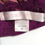 Victoria's Secret VS Vintage Sheer Lace Babydoll Teddy Purple Medium Photo 2