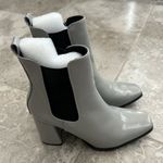 Nasty Gal Square Toe Heeled Chelsea Boots, Grey Size EU 39 New w/o Box Photo 14
