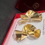 House of Harlow 1960 | Gold Ribbon Earrings Photo 5