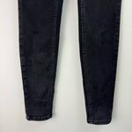 Free People Riley Seamed Skinny Jeans Sz 24 Black Wash Stretch Photo 7