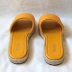 Michael Kors MICHAEL Slide Sandals Yellow Leather Quilted Royce Sz 7 NEW Sandal Photo 4