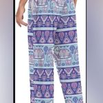 Unbranded Women’s Elephant Tribal Bohemia Pajama Pants Separate Bottoms Sz L Photo 1