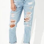 American Eagle America Eagle Tomgirl Distressed Ripped Button Fly Jeans 2 Photo 0