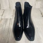 Jeffrey Campbell  Marloe Chelsea Boots Glossy Faux Leather Black size 5 Photo 1
