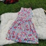 Van Heusen  Size 4 Floral Flower Dress Strapless Picnic Summer Tea Party Wedding Photo 3
