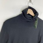 Woolrich Womens Black Turtleneck Shirt NWT Size XS Minimal Cotton Warm Winter Photo 3