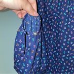 Talbots Gauzy Button Down Anchor Print Long Sleeve Shirt Size Small Photo 3