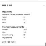 MOTHER HIGH WAISTED LOOKER IN BLACKBIRD HI RISE SKINNY FULL LENGTH DARK WASH Black Size 23 Photo 9