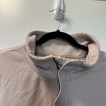 Avalanche Women's Half Zip Tan Neutral Textured Fleece Pullover Sweatshirt XL Photo 2