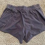Lululemon Purple Run Speed Short Shorts Ruffle Detail Sz 4 Photo 1