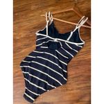 Seafolly Castaway One Piece Swimsuit US Size 8 AU 12 Nautical Stripe Medium M Photo 2