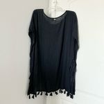 ROXY MAKE YOUR SOUL PONCHO SZ XS/Small Swim Cover Up Black Photo 11