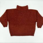 Vintage Chenille Sweater Relaxed Fit Turtleneck Oversize One Size‎ Retro 90s Size undefined Photo 2