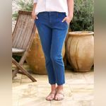 Frank & Eileen  Wicklow Italian Blue Denim Crop Chinos 2 Photo 2