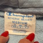 Champion  Light Blue Reverse Weave Women's Hoodie Size M Photo 10