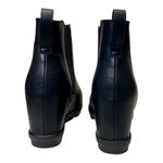 Athlefit Women’s Black Wedge Ankle Boots Size 9 Comfortable Zip Booties Photo 6