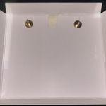 Pink Linen Bohemian Floral Studded Gold Tone Drop Earrings With Pearl Detail NEW Tan Photo 3