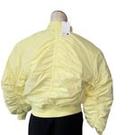 Urban Outfitters NWT BDG X  Charlie Barrel Sleeve Bomber Jacket XS Yellow Photo 5