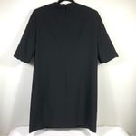 Versace  Button Detail Virgin Wool Mini Dress 12 US 48IT Black NWT Photo 7