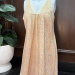 Soft Moments New York vintage Leopard Print Sleepwear Dress Brown Size M Photo 0