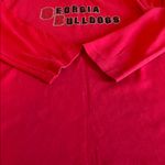Las Olas  Georgia Bulldogs Cropped Squin Logo TShirt Red Size Medium Photo 7