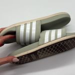 Adidas Adilette Comfort Slides Shoes 'Halo Green Ivory' Size 8 Photo 8