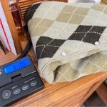 Van Heusen  Lambswool Button Front Argyle Cardigan Sweater Women’s Small Academia Photo 7