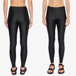 Koral • Tribal Trilobal High Rise Legging black snake reptile texture sheer Photo 10