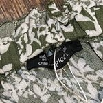 Simplee Apparel NWT Simplee Strapless Floral Maxi Dress Green White Slit Front Size S Photo 5