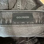 Goldsign The Benefit Jeans Straight Leg Black Size 25 Photo 3