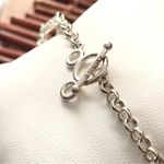 Disney initial Charm L toggle bracelet silver tone Photo 2