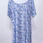 Vintage 90's Lavender Floral Dress Purple Size L Photo 3