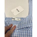 Elodie  Gingham Sweetheart Neck Smocked Crop Tank Top Size Medium (b9) Photo 1