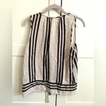 Drew  Button Striped Tank Size Small Chic Minimalist Photo 1