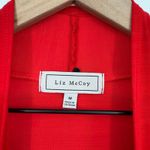 Liz McCoy Red Black Tank Top Cardigan Short Sleeve Size M Size M Photo 2
